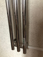 Полотенцесушитель, дизайн-радиатор электрический Маргроид BAU Inaro III 150х12, нержавеющая сталь, с таймером #4, Аркадий Р.