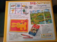 Развивающая игра Умное IQ лото "Силуэты" 3 в 1, игра-головоломка с набором прозрачных пластиковых карточек и блокнотом для творчества #3, Андрей