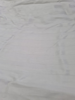 Простынь на резинке STRIPE 90х200+30 см, белый сатин страйп #17, Светлана Б.