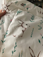 Одеяло для новорожденного EvaKids Soft Sleep 75х100 поплин (Зайчата) #3, Регина Маркушина