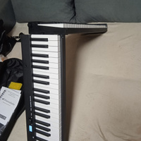 Портативное складное пианино с динамической клавиатурой PianoSolo Pro 3 Black #5, Луиза
