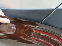 Дефлектор капота для автомобиля Лада Икс рей (Lada Xray) хэтчбек 2015-2022 Длинная, мухобойка, защита от сколов, Cobra Tuning #6, Александр Б.