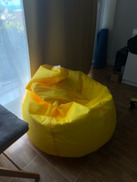Кресло-мешок Puff Relax Груша, Оксфорд, Размер XXXL, бескаркасный пуф, желтый #14, Инна К.