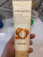 Крем для лица и тела TONYMOLY SHEA BUTTER Chok Chok Face & Body с маслом ши, увлажняющий, Корея, 250 мл. #31, Юлия Кондратьева