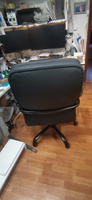 Компьютерное, офисное, удобное кресло (стул) для руководителя с подлокотниками Brabix "Heavy Duty HD-001", экокожа, черное #6, Иван Г.
