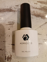 Гель лак для ногтей ADRICOCO белый №100, 8 мл #67, Эдуард П.