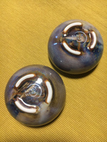Соусник мини фарфоровый серии Iris, объем 75 мл D 7 см, H 4 см, синий, Kunstwerk #5, Анна Б.