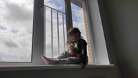 Барьер-решетка/защита на окно от выпадения детей. Ширина 49-53 см, высота 85 см #60, Анастасия В.