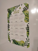 Магнитный календарь 2024 Woozzee Зеленые растения, декор для дома и офиса, подарок на Новый год #29, Эмма Б.