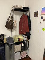 Вешалка напольная для одежды, металлическая. Шкаф для одежды, гардеробная система хранения в прихожую, спальню Helex W-03-1 #70, Faina K.