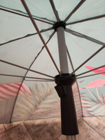 Зонт пляжный с наклоном, с чехлом, 200 см Флора #12, Виталий Р.
