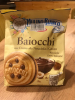 Печенье песочное Mulino Bianco Baiocchi с шоколадно-ореховым кремом, 260 г #48, Ирина Т.