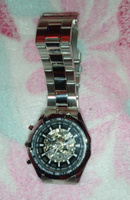 Механические наручные часы мужские Скелетон / прозрачный корпус с двух сторон #60, Нина К.