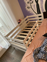 Кровать детская 80х160 подростковая от 3 лет манеж ЭКО , белая, односпальная #74, Дарина С.