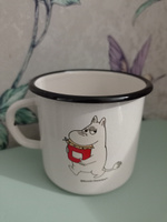 Кружка походная Hitt Moomin Любимое варенье эмалированная, металлическая 400 мл #82, Елизавета М.