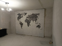 Фотообои 3D на стену флизелиновые VEROL "Карта мира" 300х283 см, 8.49 м2, обои виниловые, моющиеся #49, Алина М.