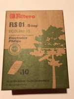 Мешки-пылесборники Filtero FLS 01 (S-bag) ECOLine XL, для Philips, Electrolux, бумажные, 10 штук + фильтр. #6, Анастасия Н.