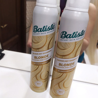 Batiste Blonde Сухой шампунь для всех типов волос для быстрого очищения от жирного блеска у корней и придания прикорневого объема с нежным классическим ароматом / 400 мл (2 шт по 200 мл) #7, Ирина З.