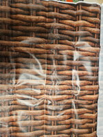Фотосетка Мечта для декора забора "Сделай сам" 600x158 см, "Плетёный забор" / Фотофасад для беседки #25, Анна