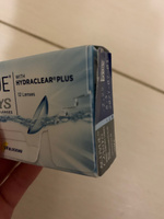 Контактные линзы для глаз двухнедельные Acuvue Oasys with HYDRACLEAR PLUS / Акувью Оазис / 12 шт / 8.4 / -2.25 #32, Наталья З.