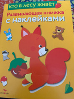 Кто в лесу живет. Развивающая книжка с наклейками | Шарикова Е. #7, Ольга Д.