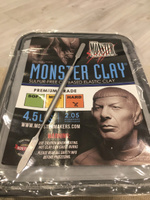 Monster Clay Gray Hard 2,05кг серый твёрдый профессиональный скульптурный пластилин #3, Леонид С.