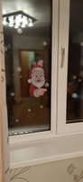 Новогодние наклейки на окна двусторонние для декора, для детей, украшения на стену и стекло, подарки на новый год 2024, рождественские снежинки #66, Марина Б.