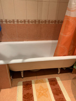 Коврик для ванной и туалета L'CADESI LEMIS 50x80 см противоскользящий, крем-оранж 001396 #96, Елена О.