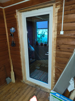 Балконная дверь, профиль РЕХАУ BLITZ (2100 x 900), с поворотной створкой, стеклопакет из 3х стекол #1, Алексей А.