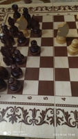 Шахматы, шашки и нарды 3 в 1, деревянная настольная игра большая 41*41 см #3, Елена К.