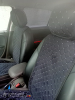 Накидки в машину универсальные PSV Asterion PRO 2 FRONT (Черный/Отстрочка белая), комплект на передние сиденья #35, Петр А.