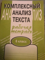 Рабочая тетрадь. Комплексный анализ текста. 6 кл | Малюшкин Александр Борисович #6, Ольга П.