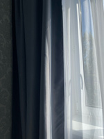 Блэкаут Комплект штор Для дома, для семьи 270х400см, темно-серый #109, Ангелина К.