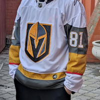 Хоккейная майка NHL Вегас, цвет белый, размер 46 #1, Elmir D.