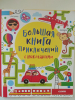 Большая книга приключений с наклейками / Задания для детей: лабиринты, найди и покажи, головоломки, загадки, ребусы | Маклейн Джеймс #62, оксана