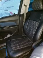 Авточехлы Lord AutoFashion для Chevrolet Cruze -1, 10.2008-10.2015 (шевроле круз) ТУРИН ст РОМБ /Илана+Орегон/ цвет - Чёрный #17, Мурад Ш.