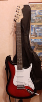 Электрогитара (Stratocaster) Jordani ST100 Red #24, Таисия З.