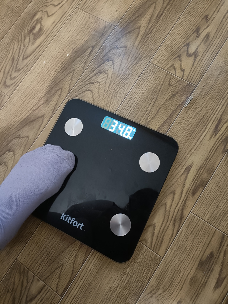 Напольные весы Kitfort КТ-805, черный купить по низкой цене с доставкой ...
