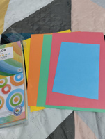 Цветная бумага А4 для школы двусторонняя, набор 10 цветов 200 листов для творчества и скрапбукинга, 80 г м2, Brauberg Multicolor #66, Лилия З.