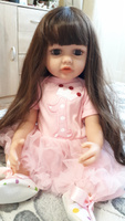 Кукла для девочки Reborn QA BABY "Саманта" детская игрушка с аксессуарами и одеждой, большая, реалистичная, коллекционная #77, Наталья Г.