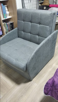 Кресло-кровать Оригинал ФОКУС- мебельная фабрика 82х93х96 см пепельно-серый #2, Светлана Б.