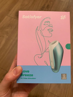 Satisfyer Love Breeze вакуумный клиторальный стимулятор с вибрацией Сатисфаер вакумный вибратор женский #3, Нина