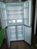 Холодильник side-by-side Hisense RQ515N4AD1 с нижней морозильной камерой, No Frost, серый #6, Елена А.