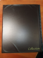 Альбом для коллекционирования 297 монет и 6 бон (купюр) Optima 230х270 мм, коричневый, ПВХ, Staff #77, Андрей М.