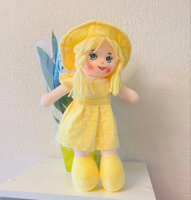Кукла Маша мягконабивная, текстильная мягкая игрушка малиновая куколка #20, Анастасия В.