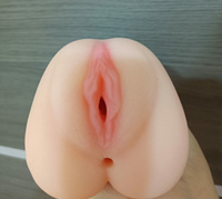Мастурбатор мужской 3 в 1 / резиновая вагина, ротик и попка, бежевый, 18 см #31, Анастасия Б.