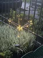 садовые светильники на солнечных батареях-8 режимов,рассеянное освещение LED подсветка,водонепроницаемые,1 шт #59, Елена Г.