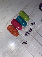 Светоотражающий цветной гель-лак для ногтей с мерцающими частицами #118, Елена Ю.