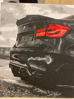 Картина по номерам Hobruk "BMW M4", на холсте на подрамнике 40х50, раскраска по номерам, набор для творчества, Техника и транспорт / машины #8, Ляйсан И.