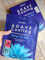 PETITFEE Гидрогелевая маска для лица охлаждающая с экстрактом агавы Agave Cooling Hydrogel Face Mask - 5 шт. #22, Татьяна С.